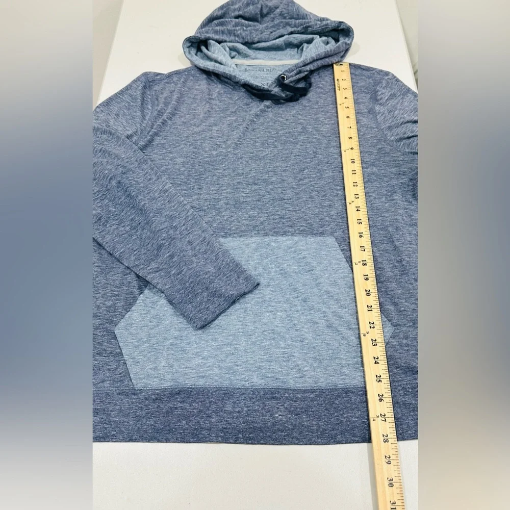 Banana Republic “The Vintage T” Mens Hooded Blue Tees‎ Long Sleeve Size XL